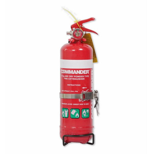 Commander - 1kg Dry Chemical ABE Powder Fire Extinguisher - Promax Group - CP10ABE