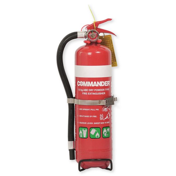 Commander - 1.5kg Dry Chemical ABE Powder Fire Extinguisher - Promax Group - CP15ABE