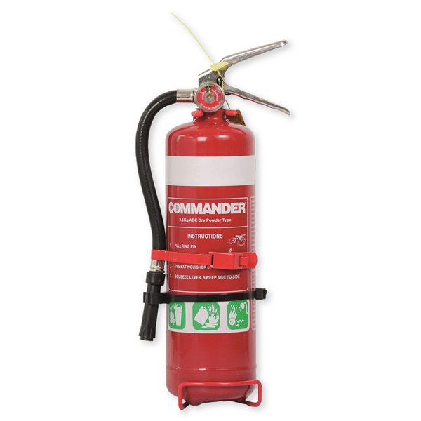 Commander - 2.5kg Dry Chemical ABE Powder Fire Extinguisher - Promax Group - CP25ABE