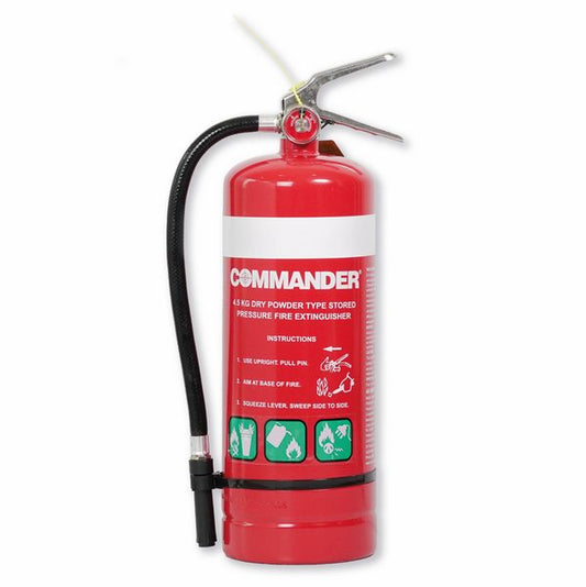 Commander - 4.5kg Dry Chemical ABE Powder Fire Extinguisher - Promax Group - CP45ABE