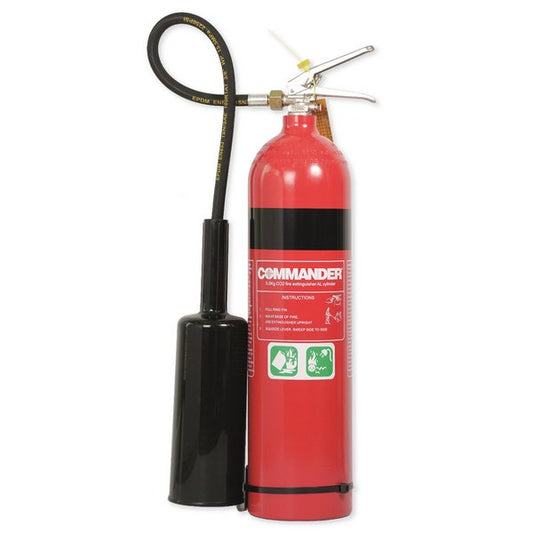 Commander - 5kg CO2 Carbon Dioxide Fire Extinguisher - Promax Group - CP50CO2